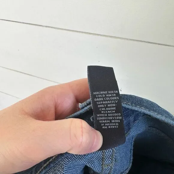 Makaveli Boys Blue Denim Patterned 14 Tupac 90s Y2K Jeans NWT 2Pac - Picture 8 of 8